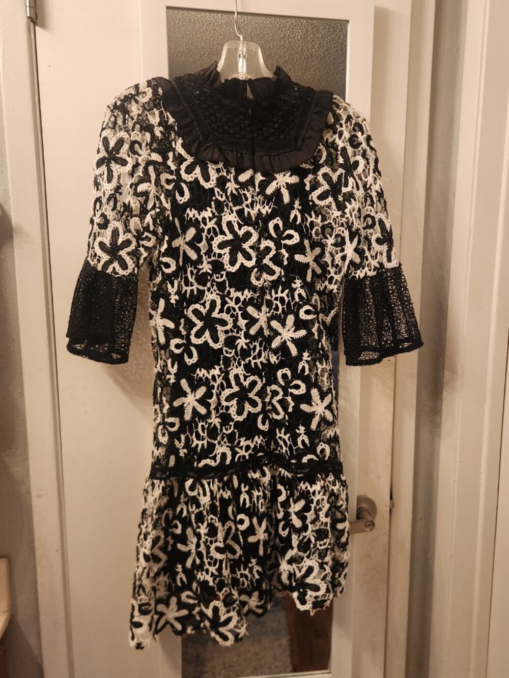 HAUTE ROGUE SHEER LACE DRESS - Picture 2 of 3